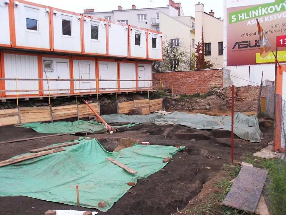Remains of rotunda in Brno