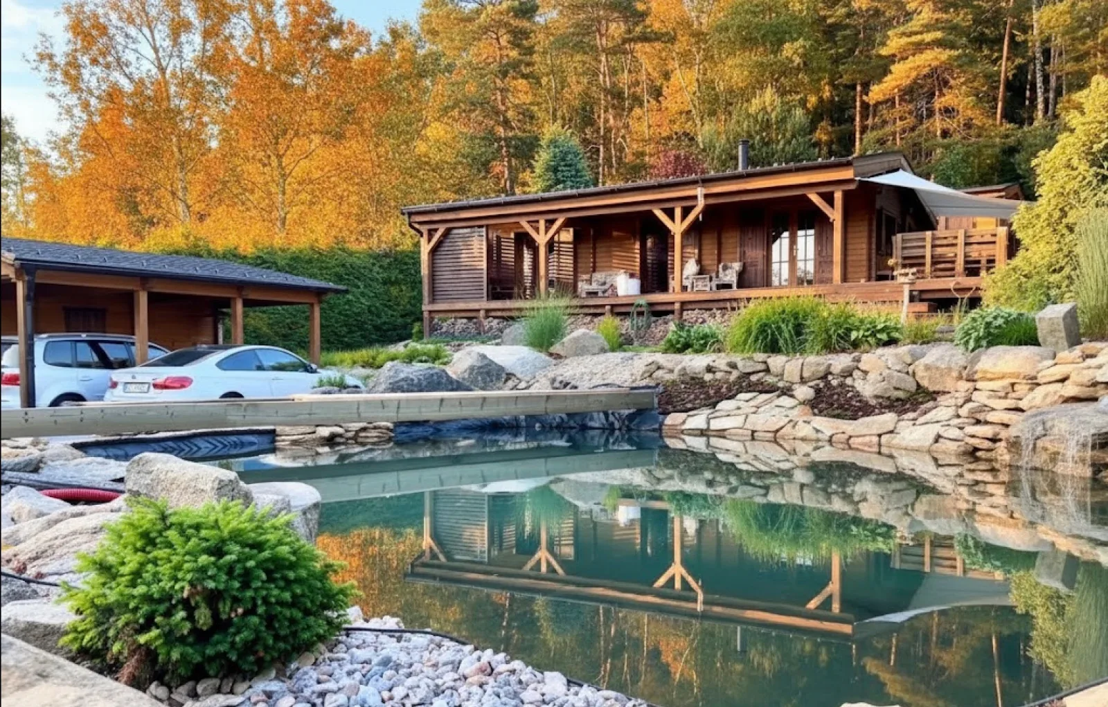 Sruby u Železné růže — CHALET a Nová Bystřice