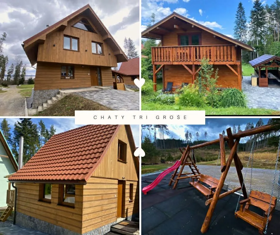 Chaty Tri groše — CHALET a Slanická Osada