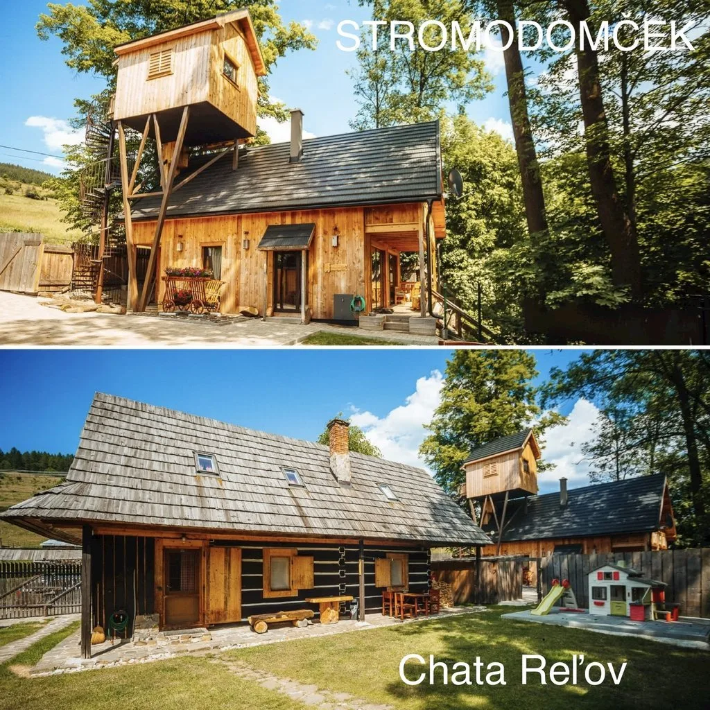 Chata Reľov a Chata Stromodomček — CHATA v obci Reľov