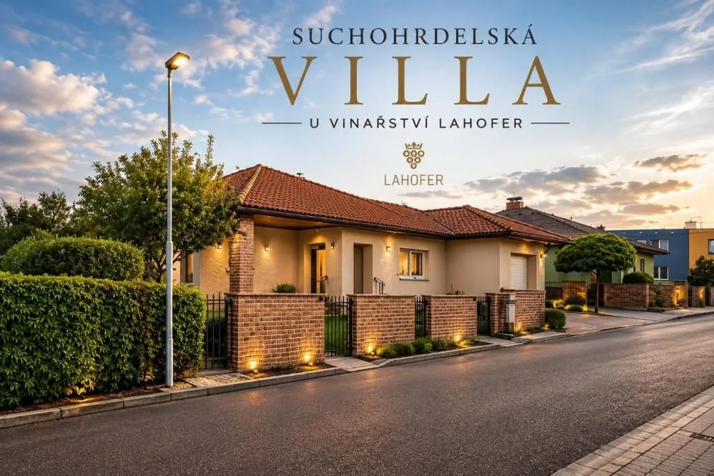 Suchohrdelská VILLA u vinařství LAHOFER